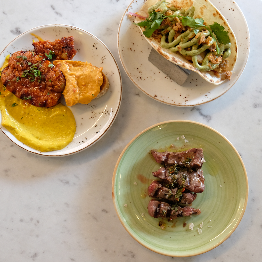 Three tapas dishes at Skånegatan 71